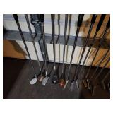 Vintage and Modern Golf Clubs Set