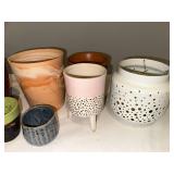 Assorted Decorative Pots Lot