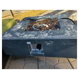 Square Outdoor Gas Fire Pit Table