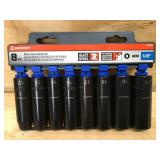 Crescent 1/2" Drive Metric 8 Piece Deep Impact Socket Set Model # CIMS3N