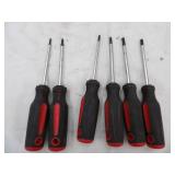 Star end screwdrivers