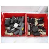 Hardware bins , electrical supplies