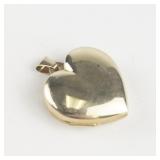 Four Slot 14k yellow gold Heart Locket. ***Estimated Replacement Value $900***