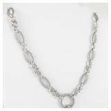 Barbara Bixby Textured Sterling Silver & 18K Chain Necklace. *** Estimated Replacement Value $600***