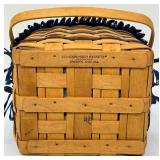 Longaberger Classic Basket - Blue Remembrance 16748 - 1996