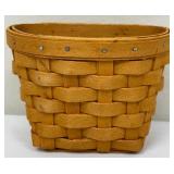 Longaberger Basket - Very Small Hanging Basket with Liner - 2000