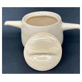 Vintage Roseville Raymor Ben Seibel Design 195 Creme Colored Bean Pot - Smaller Size