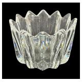 Two Orrefors Fleur Pattern Crystal Bowls