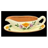 Vintage Florette Gravy Boat by Stangl Pottery