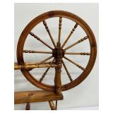 Vintage Wooden Spinning Wheel