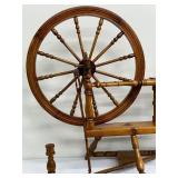 Vintage Wooden Spinning Wheel