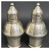 Vintage Sterling Silver Salt and Pepper Shakers - Weighted