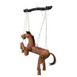 Vintage Wooden Horse Puppet