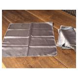 Lot of (10) Cloth Napkins 18"x18" (Grey)