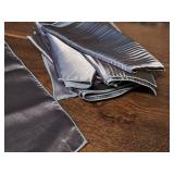 Lot of (10) Cloth Napkins 18"x18" (Grey)