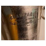 8-1/2" Metal Champagne Bucket - Chateau Chamberlain logo