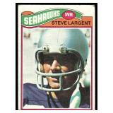 Steve Largent Rookie Card Vintage 1977 Topps #177 Football Card