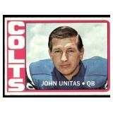 John Unitas 1972 Topps #165 Football Card