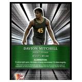 Davion Mitchell Auto 2021 Panini Photogenic Rookie Focus #6 Basketball Card