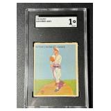 1933 Goudey Bernie James #208 SGC Graded 1 Vintage Baseball Card