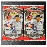 2024 Bowman Baseball 2-Pack Lot