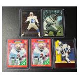 Deion Sanders 5 Card RC and Insert Lot Football