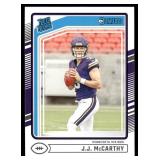 J.J. McCarthy RC Rookie Card 2024 Donruss #303 Football Card