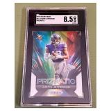 Justin Jefferson SGC 8.5 NM-MT+ 2023 Prizm Prizmatic #16 Football Card