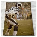 Irv Cross Signed 8x10" Football Photo