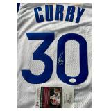 Steph Curry Signed "The Bay" Basketball Jersey with JSA COA Size XL