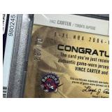 Vince Carter and Chris Bosh Dual Relic PSA 5 2024 Shybox E-XL Connexions  Game Worn Jerseys #VCCB Basketball Card