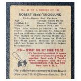 1949 Bowman Robert Bob Skoglund #41 Vintage Football Card