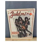 Vintage 1990 Goldmine Magazine Featuring KISS, 6 - 8"x10" Black and White Photos of KISS