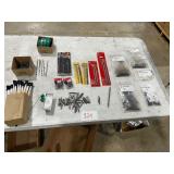 HUGE ASSORTMENT OF DRILL BITS, INSERT BITS, EXTENSIONS, ELECTRICAL TAPE, & PAINT BRUSHES