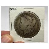 1882 Morgan Silver Dollar