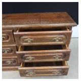 6 DRAWER WOODEN DRESSER