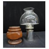 3 VINTAGE OIL LAMPS