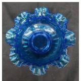 VINTAGE COBALT BLUE HANDBLOWN GLASS ART AND MORE