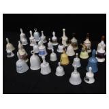 COLLECTION OF CERAMIC/PORCELAIN BELLS