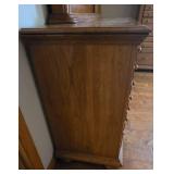 Solid Oak Virginia House Bureau with Mirror