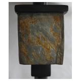 Pair of Lamps with Granite Accents