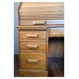 Quality Furniture Products Oak Roll Top Desk