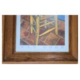 Framed Van Gogh "The Chair 1888" Print