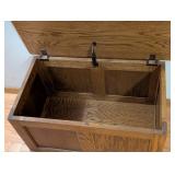 Small Oak Storage Chest