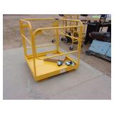 36"x36" Forklift Work Platform/Safety Cage (UNUSED)