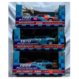 (3) Richard Petty / John Andretti 1:24 Die Cast Replica NASCAR Cars - 1970, 1981, 1999 - Toys