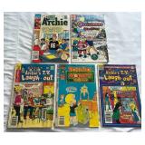 (5) Vintage Comic Books ~1977-1990: Archie, Richie Rich