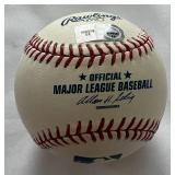 Glen Perkins Signed Rawlings OMLB Selig Baseball With MLB COA - Minnesota Twins