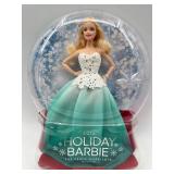 Holiday Barbie 2016 and Winter Dazzle Barbie 1997 Dolls