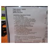 (46) Device Mounting Plates (3) Alum Electrical Boxes